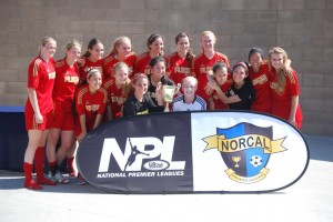 U18G Red National Premier League Champions