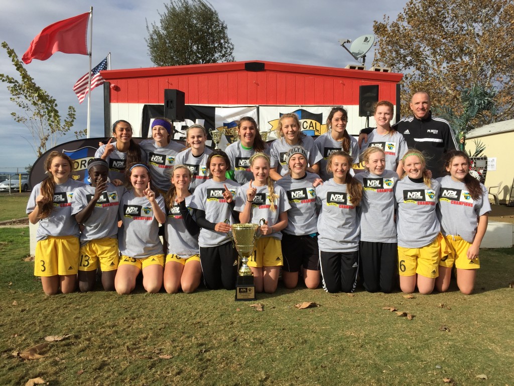 Three Placer Girls Teams Crowned Norcal National Premier League