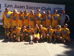 California Cup, Gold Division, Champions